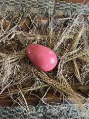 METAL PINK EGG AVAIL JAN 2025